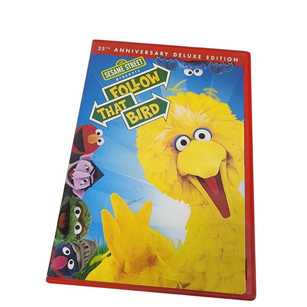 Sesame Street Follow‎ That Bird 25th Anniversary Deluxe Edition DVD Big Bird